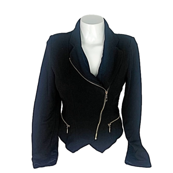 LOVE & LIBERTY- Black Zippered Blazer - Picture 4 of 16